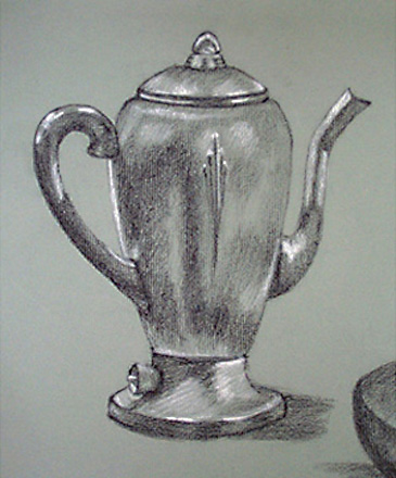 Coffee Pot - charcoal
